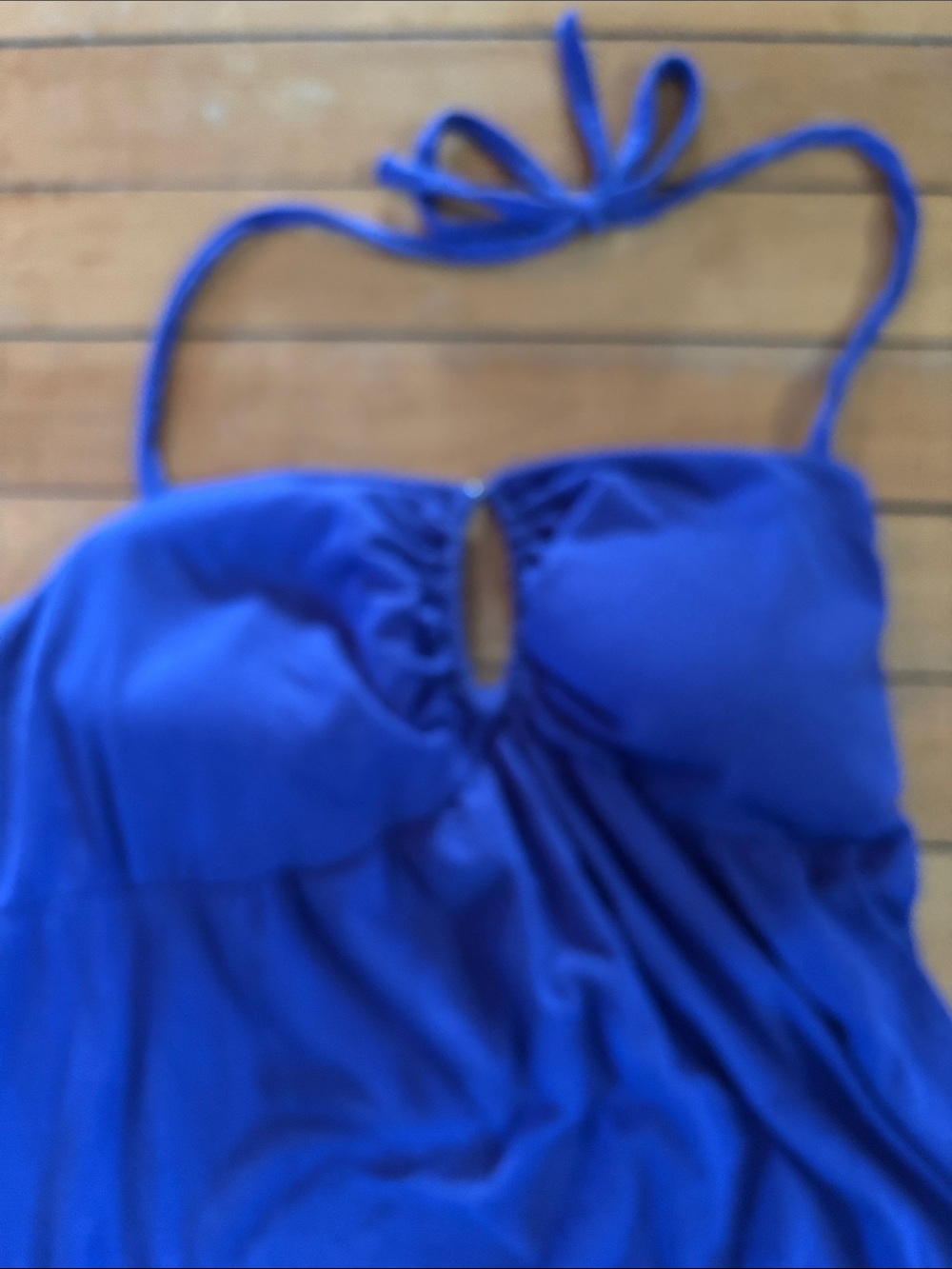 EUC Apt. 9 Purple/Blue Halter Y2K Maxi Dress - Picture 3 of 7